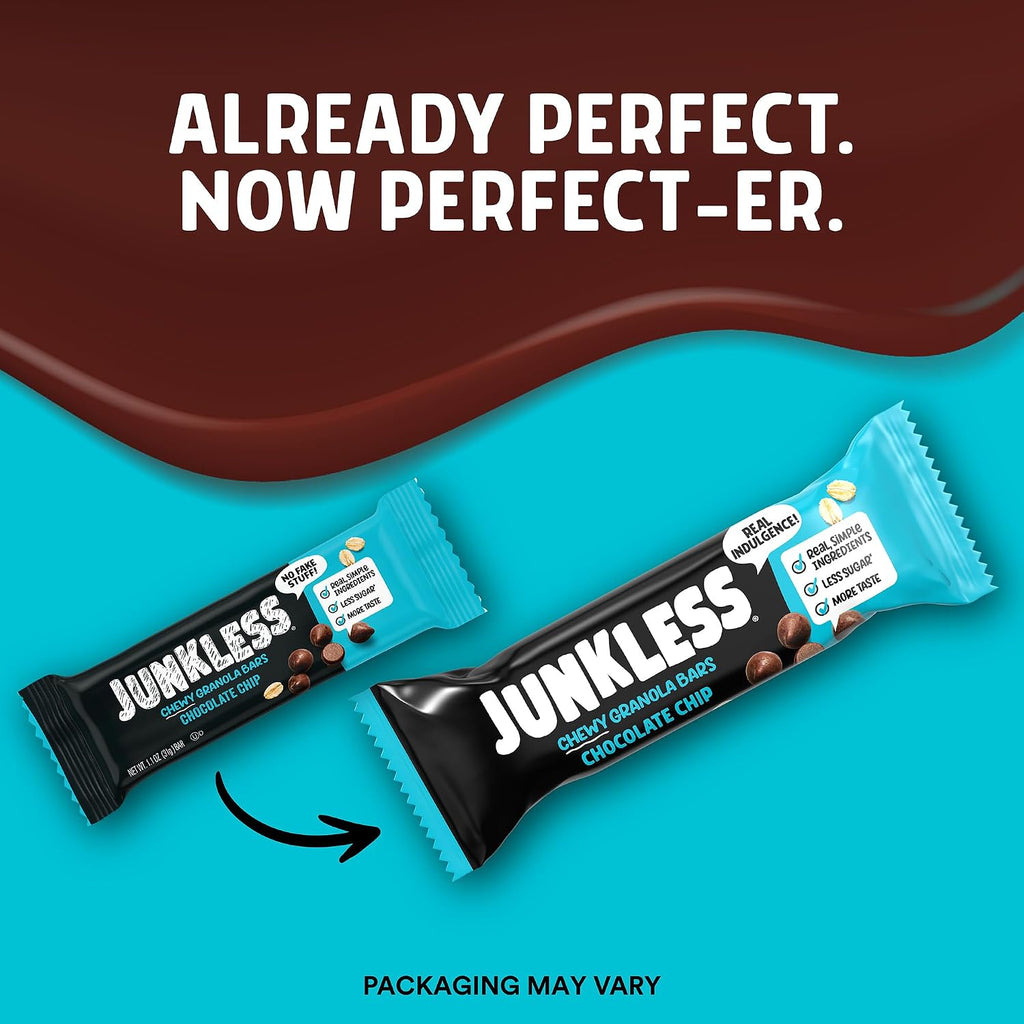 JUNKLESS Chewy Granola Bars Classic Variety Pack
