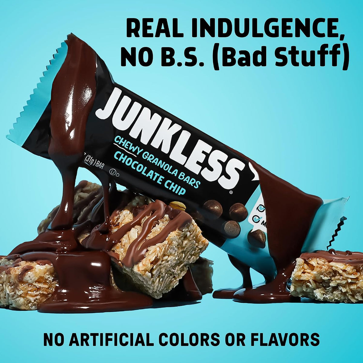 JUNKLESS Chewy Granola Bars Classic Variety Pack