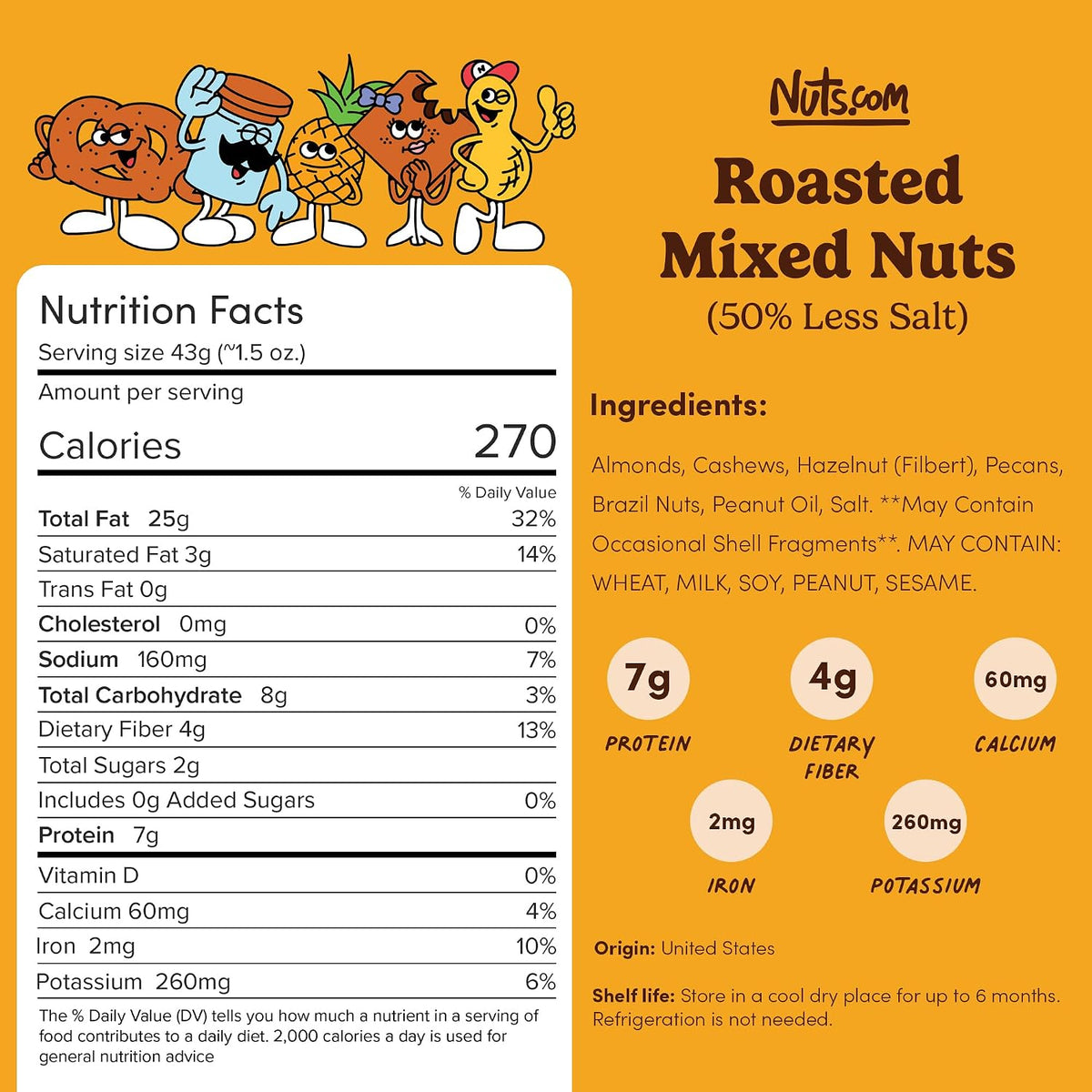 Nuts.com Deluxe Roasted Mixed Nuts