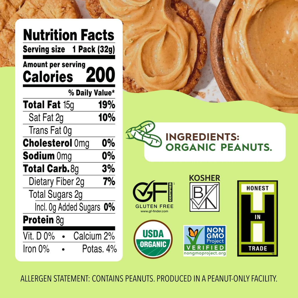 Once Again Organic Peanut Butter Packets