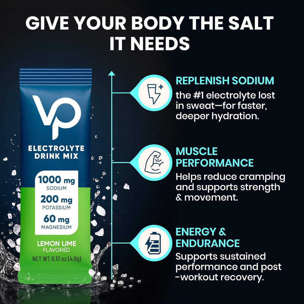 Venture Pal Sugar-Free Electrolyte Powder Packets