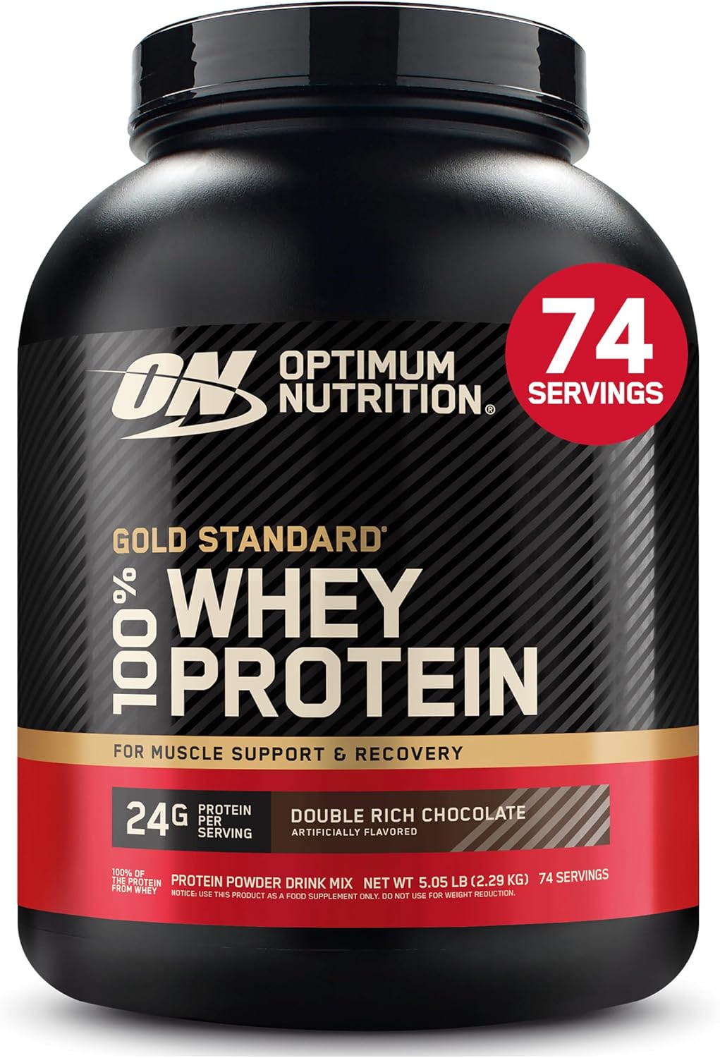 Optimum Nutrition Gold Standard Whey Protein – Double Rich Chocolate