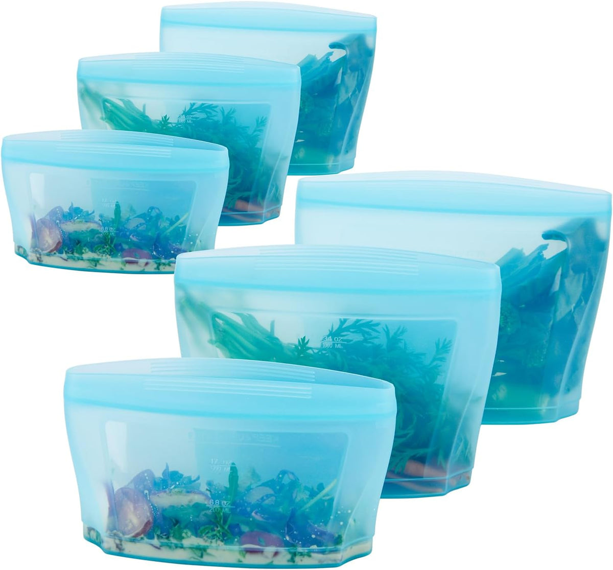 Reusable Silicone Food Storage Bags
